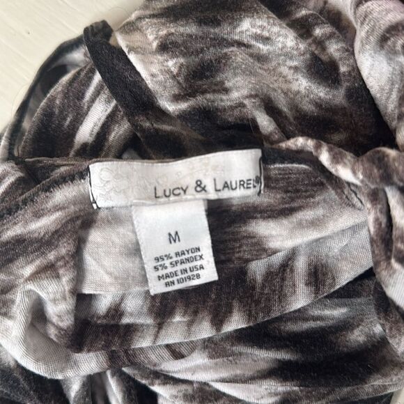 Lucy & Laurel Tie Dye Tank Top Slouch Neck Size Medium M - Picture 5 of 5